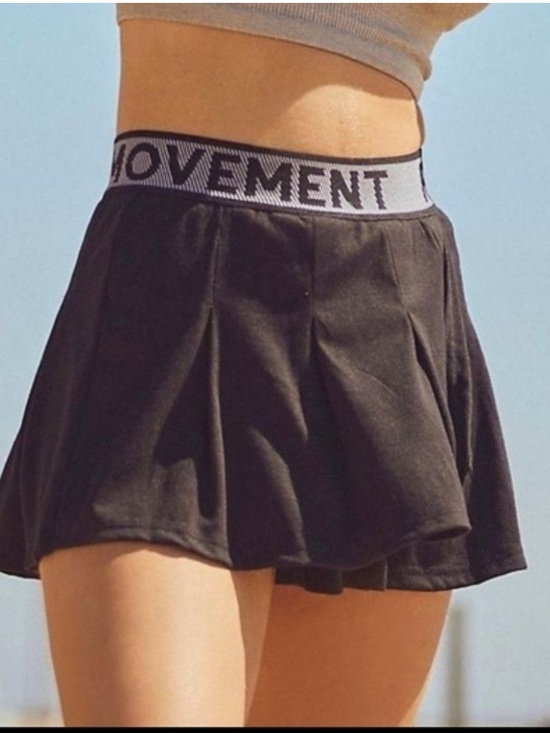 Free People Dresses & Skirts - NWT Free People Movement Duo Tennis Black Mini Skirt Size: S